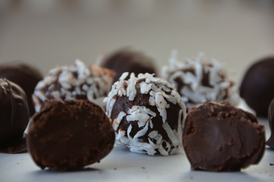 When Berger first began making chocolate truffles when he was 13 years old, the only flavors he made were milk chocolate and dark chocolate. Since then, he has expanded his menu to include more unique flavors, such as Kahlúa, toffee, strawberry, orange and mint.