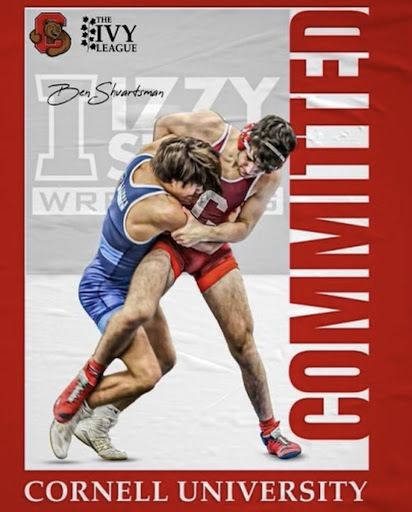 This graphic was made for Shvartsman for committing to Cornell. Image courtesy of Ben Shvartsman.