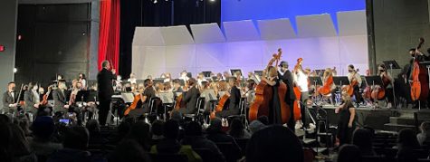 The DHS Symphony at their February performance. Image courtesy of Ronald Velleuer. 